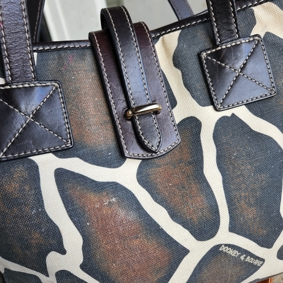 Dooney & Bourke Giraffe Print Bag - Picture 9 of 16